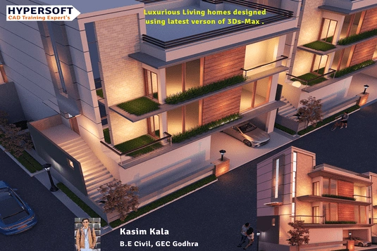 1.kasim 3Dsmax hypersoft Student Project vadodara-min