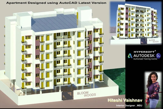 12. Autocad classes vadodara hypersoft Student project