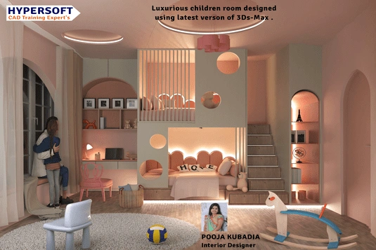 4. Pooja 3Dsmax hypersoft Student Project vadodara-min