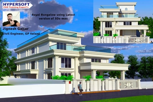 5. Jignesh 3Dsmax hypersoft Student Project vadodara-min