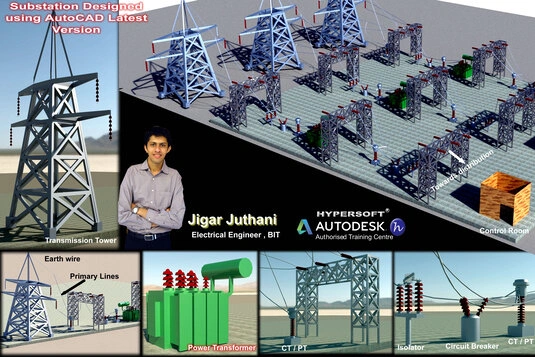 8. Autocad classes vadodara hypersoft Student project