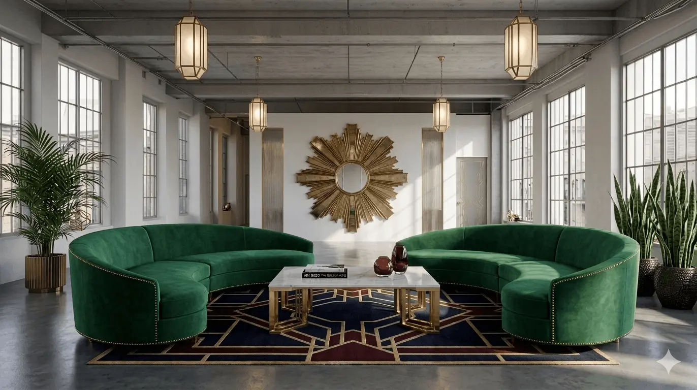 Art deco style home interior