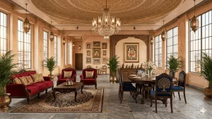 Haveli style home interior